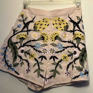 Beautiful embroidered shorts